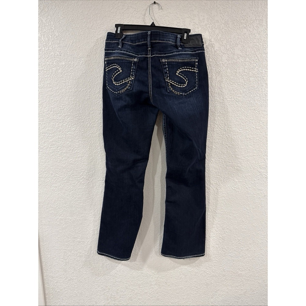 Silver Jeans Women 31x31 Mid Boot Dark Wash Denim